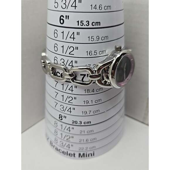 Relic Fossil Big Tic Animated Pink Dial Womens Bracelet Watch Quartz New Battery - Picture 8 of 11